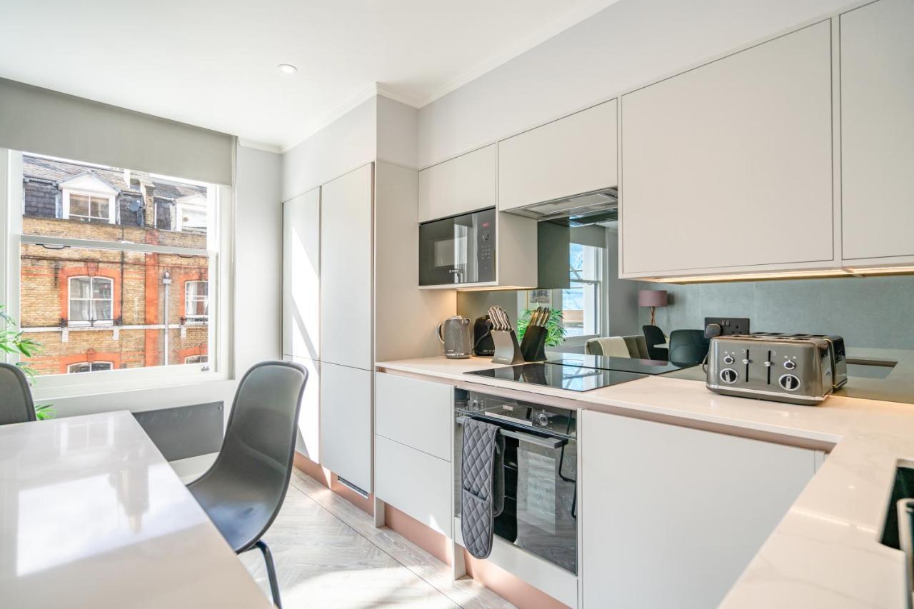 Modern & Chic One Bedroom Apartments In Fitzrovia By Sojo Stay London Eksteriør billede
